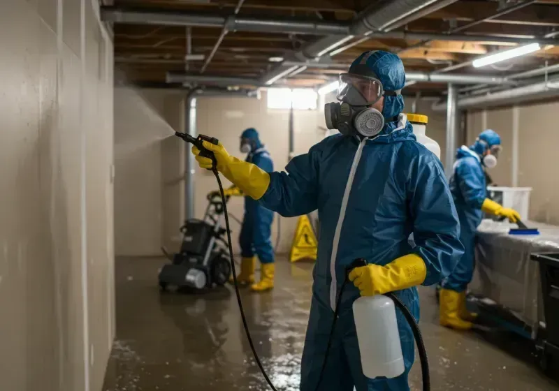 Basement Sanitization and Antimicrobial Treatment process in Osceola, NE